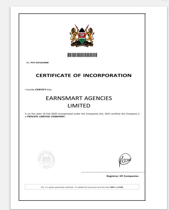 Earnsmart in Kenya